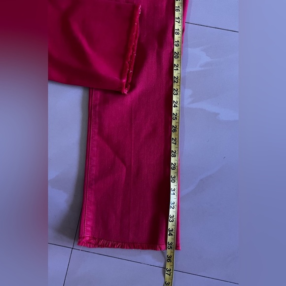 Pilcro and the letterpress Women’s Mid-Rise Ankle Jeans Pants 25 Pink - Picture 9 of 14